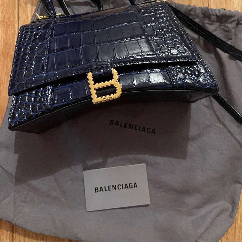 Balenciaga small crocodile Crossbody bag